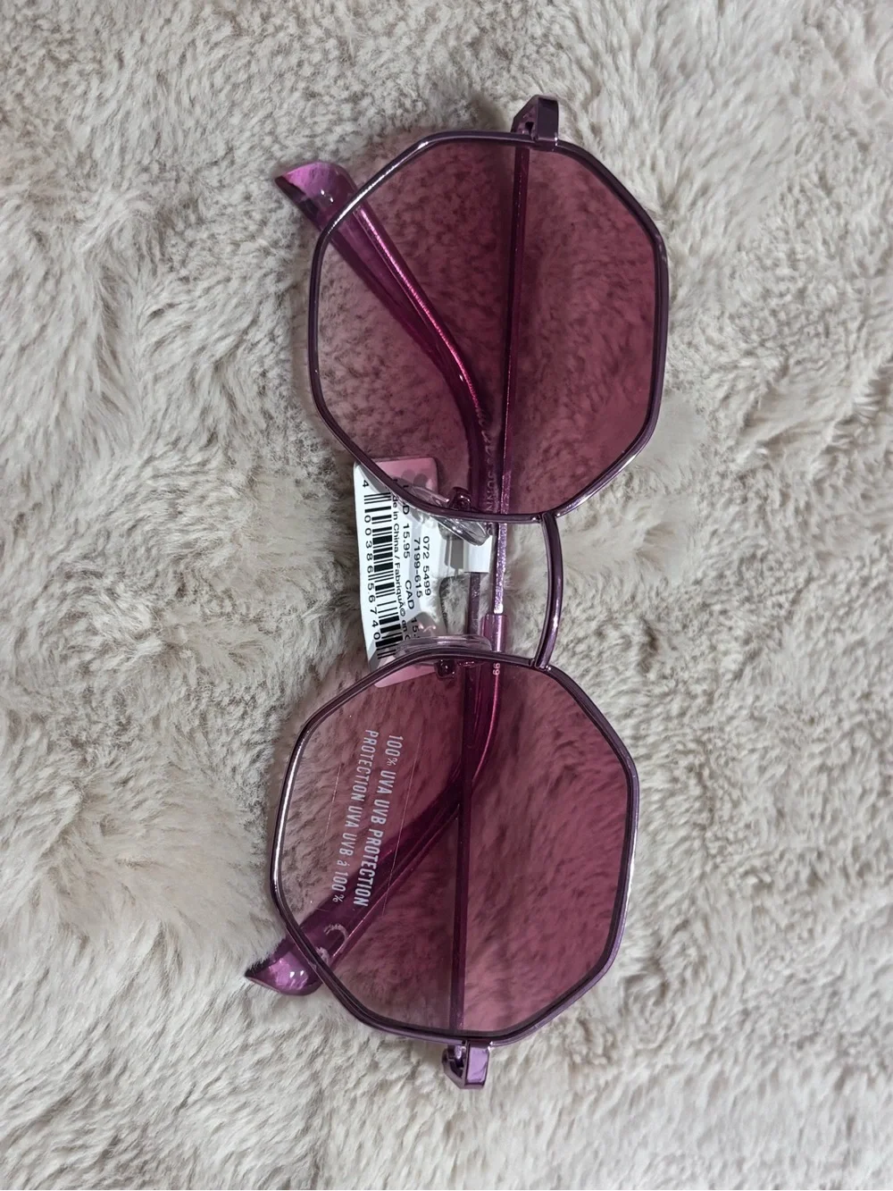 Octagon Sunglasses - Purple / Pink / Black